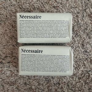 Nécessaire Body Exfoliant Bars